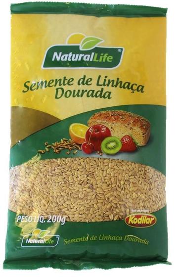 Imagem de Semente De Linhaça Dourada 200G Natural Life - Kodilar