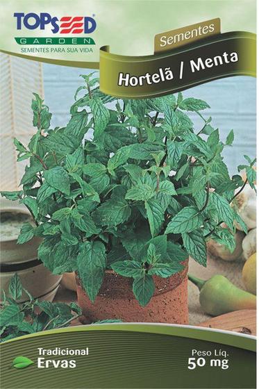 Imagem de Semente Hortela / Menta Topseed C014 -10 Pacotes - Praxedes