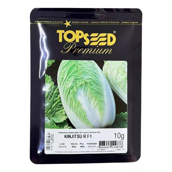 Imagem de Sementes couve hibrida chinesa kinjitsu f1 topseed premium 10g