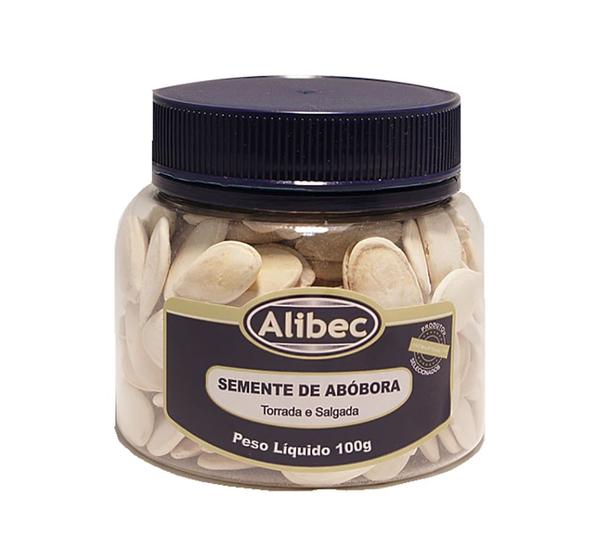 Imagem de Sementes de Abóbora Torrada e Salgada Alibec 100g