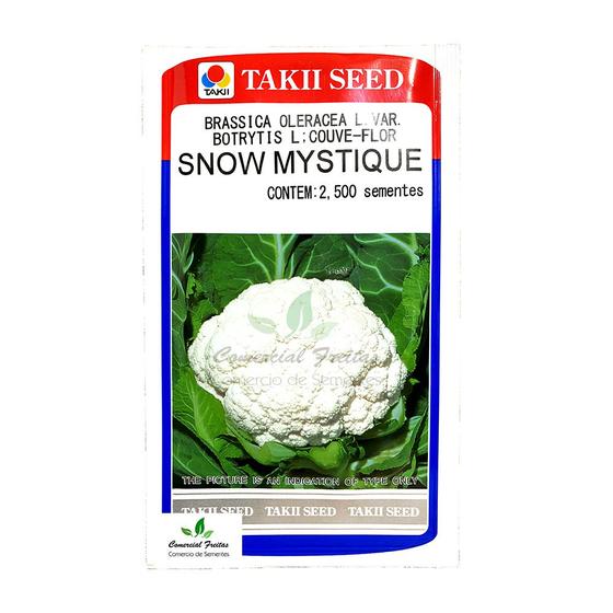 Imagem de Sementes de Couve Flor Híbrida Snow Mystique (Inverno) Env. C/ 2.500 Sementes