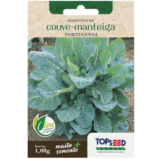 Imagem de Sementes de Couve Manteiga Portuguesa TOPSEED