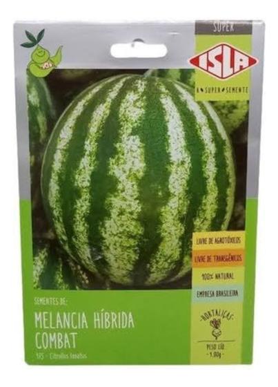 Imagem de Sementes de Melancia Combat Hibrida Env C/ 300mg de Sementes