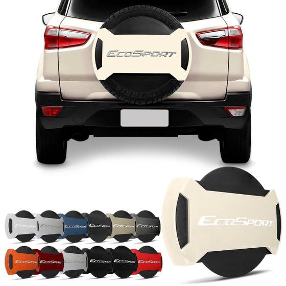 Imagem de Semi Capa de Estepe Rígida Ecosport 2013 2014 2015 2016 2017 2018 Aro 15 16 17