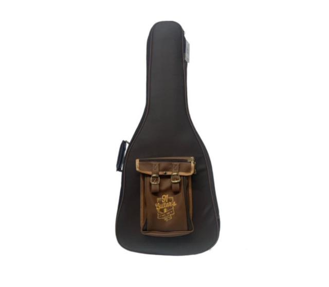 Imagem de Semi case 91 guitars elegant semi case  violao folk - marrom
