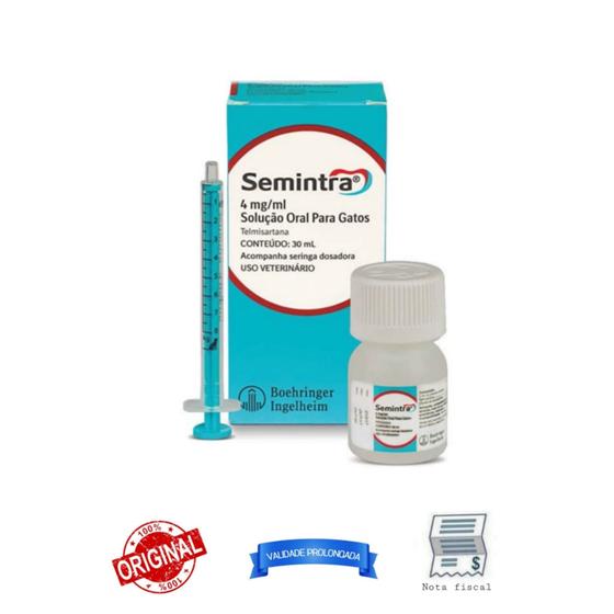 Semintra 4 Mg Solução Oral Para Gatos Renais Com 30 Ml Boehringer