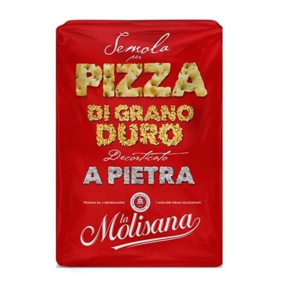 Imagem de Semola di grano duro la molisana para pizza  1kg