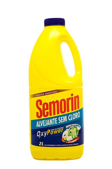 Semorin alvejante sem cloro white 500ml Menor preço em Semorin alvejante sem cloro white 500ml