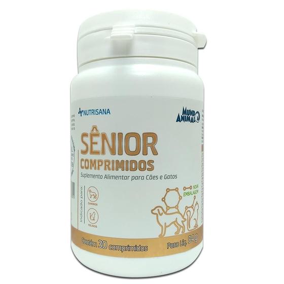 Imagem de Senior Nutrisana 30 Comprimidos 54G - Mundo Animal