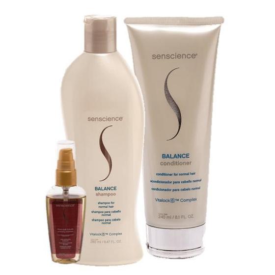 Imagem de Senscience Balance Duo Home Care e True Hue Color Oleo Capilar 55ml