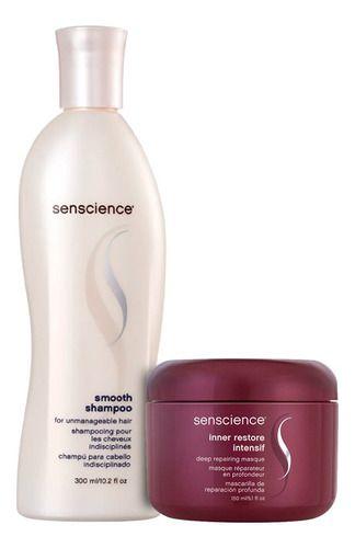 Imagem de Senscience Kit Smooth Shampoo 280ml + Máscara Inner Intensif 150g