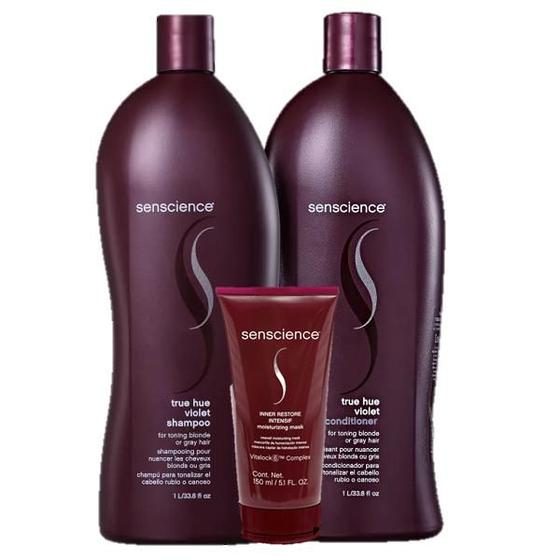 Imagem de Senscience True Hue Violet Duo 1L e Inner Restore Intensif Moisturizing 150ml