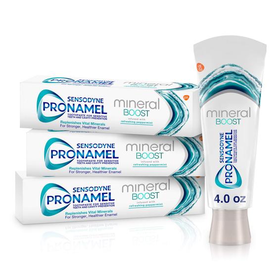 Imagem de Sensodyne Pronamel Mineral Boost Sensitive - Kit com 3 Unidades de 120ml