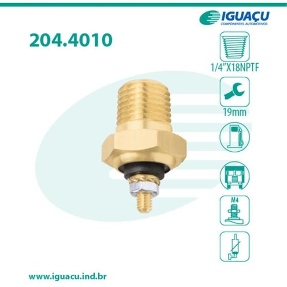 Imagem de Sensor da partida a frio Chevrolet Opala 1981 a 1990 IGUAÇU