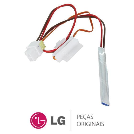 Sensor de Degelo e Fusível Térmico 6615JB2002T Refrigerador LG GR-B501GLQ, GR-S501GLP, GR-S637GSP Menor preço em Sensor de Degelo e Fusível Térmico 6615JB2002T Refrigerador LG GR-B501GLQ, GR-S501GLP, GR-S637GSP