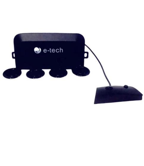 Imagem de Sensor De Estacionamento E-Tech 4 Pontos Branco