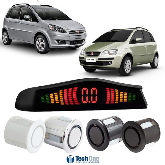 Imagem de Sensor De Estacionamento Ré Display Led Fiat Idea