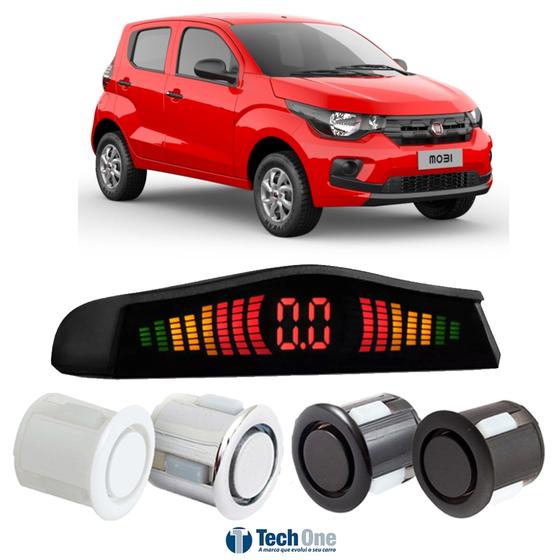 Imagem de Sensor De Estacionamento Ré Display Led Fiat Mobie