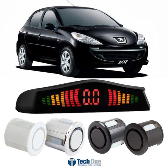 Imagem de Sensor De Estacionamento Ré Display Led Peugeot 207