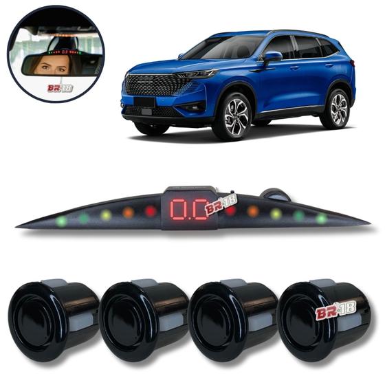 Imagem de Sensor De Estacionamento Ré Visor Slim Gwm Haval H6 Todos