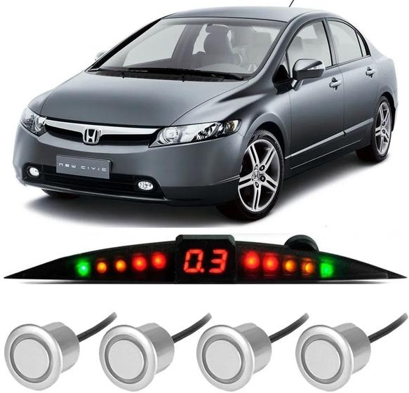 Imagem de Sensor De Estacionamento Ré Visor Slim Honda New Civic