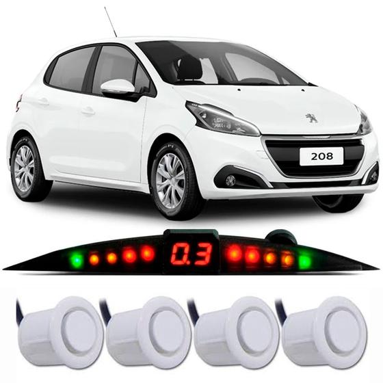 Imagem de Sensor De Estacionamento Ré Visor Slim Peugeot 208 Todos