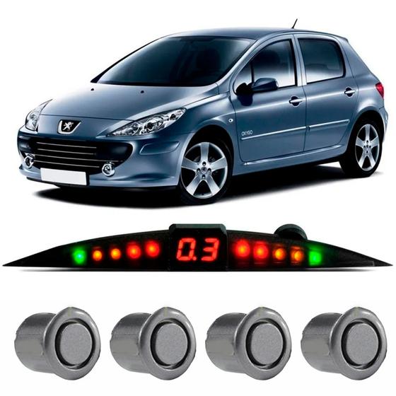 Imagem de Sensor De Estacionamento Ré Visor Slim Peugeot 307 Todos