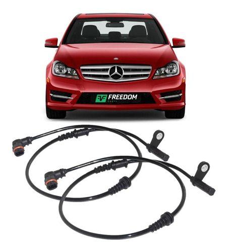 Imagem de Sensor de freio abs mercedes benz c180 c200 c280 c300 c350 c63 amg 2007 a 2013 kit c/2 unidades dian