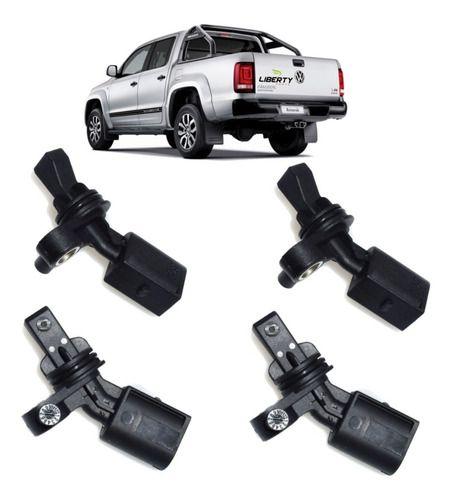 Imagem de Sensor de freio abs vw amarok.2010 á 2018 kit c/4 unidades (2 dianteiro + 2 traseiro)