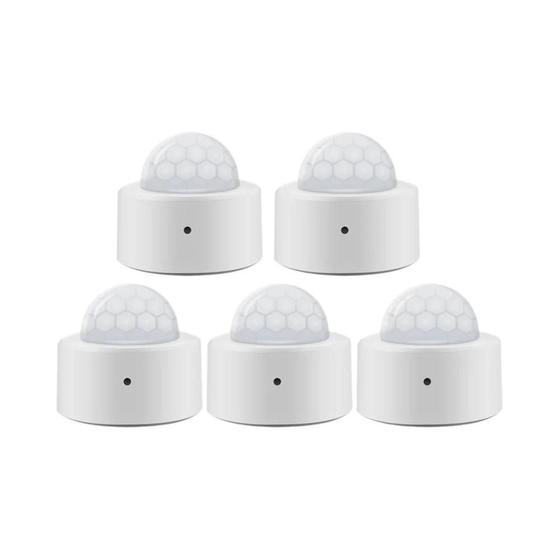 Imagem de Sensor de Movimento Zigbee Mini PIR Tuya - Detector de Alarme 2 em 1 com Sensor de Luz Infravermelho Passivo