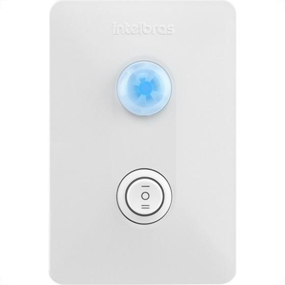 Imagem de Sensor De Presenca + Fotocelula Intelbras Embutir 4X2 180º Com Interruptor - Espi 180 E+