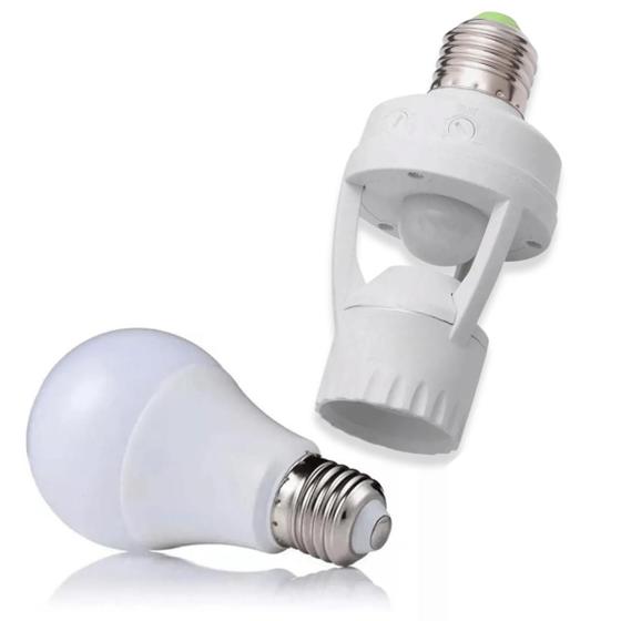 Imagem de Sensor De Presença Iluminação Soquete E27 Com Lâmpada
