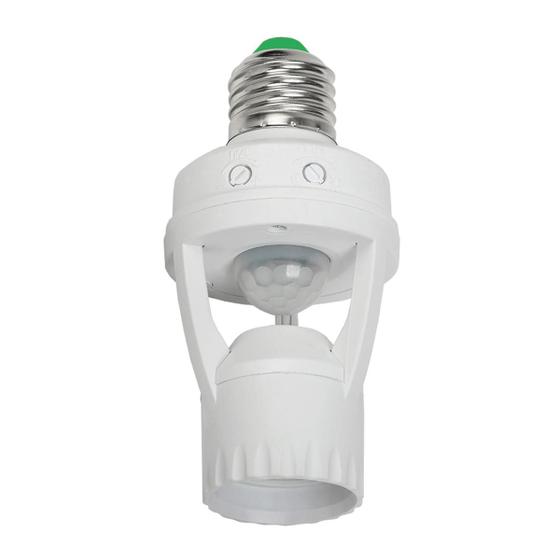 Imagem de Sensor de Presença para Lâmpada E27 Iluminação Inteligente