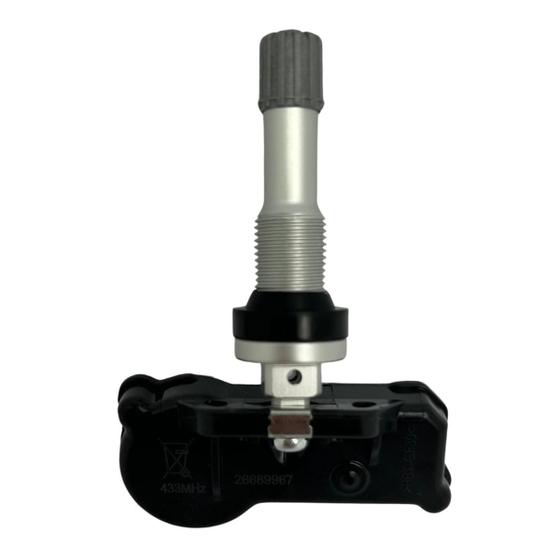 Imagem de Sensor de pressão de pneu tpms 26689967 GM 433 MHz onix premier e plus e tracker modelo cinza metálico