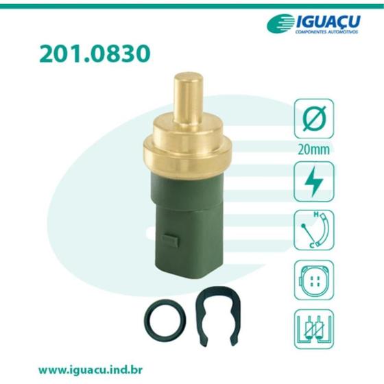 Imagem de Sensor de temperatura de água Audi A8 1999 a 2008 IGUAÇU