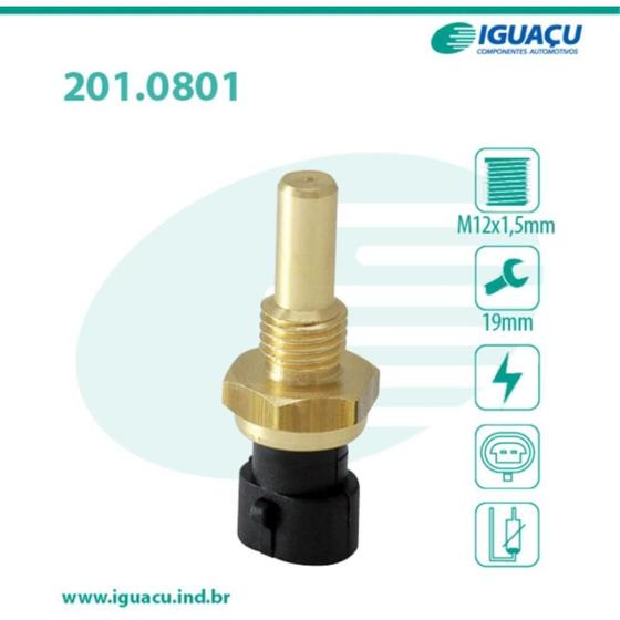 Imagem de Sensor de temperatura de água Chevrolet Montana 2007 a 2014