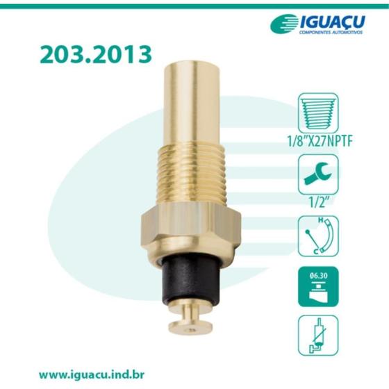 Imagem de Sensor de temperatura de água Chevrolet Omega 1992 a 1998