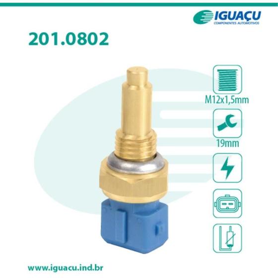 Imagem de Sensor de temperatura de água Fiat Strada 1998 a 1999 IGUAÇU