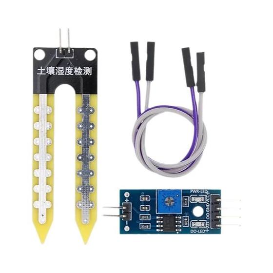 Imagem de Sensor de Umidade do Solo LM393 - Módulo Higrômetro para Arduino e Robótica DIY
