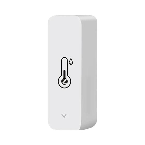 Imagem de Sensor de Umidade e Temperatura Wi-Fi para Casa Inteligente - Compatível com Tuya, Zigbee, Alexa e Google