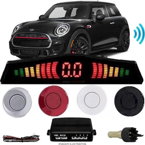 Imagem de Sensor Estacionamento Ré 4 Sensores Display Mini John Cooper Works 2022