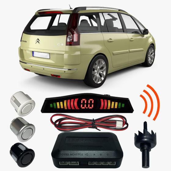 Imagem de Sensor Estacionamento Ré C4 Grand Picasso com Display 4 pontos
