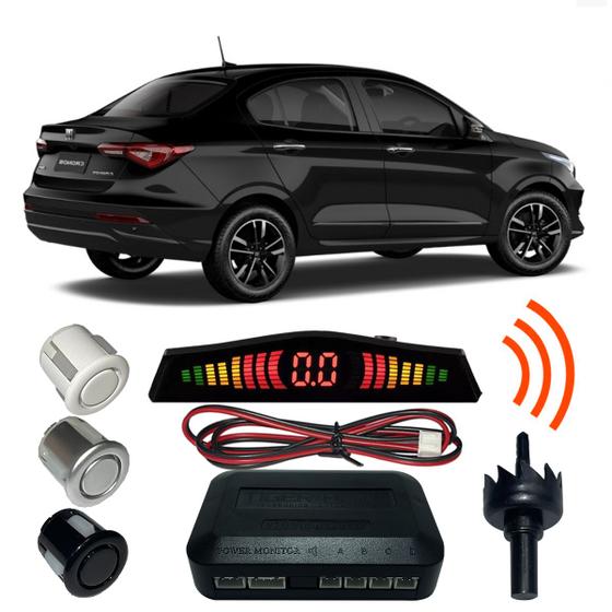 Imagem de Sensor Estacionamento Ré cronos com Display 4 pontos