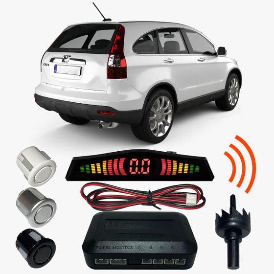 Imagem de Sensor Estacionamento Ré Crv com Display 4 pontos