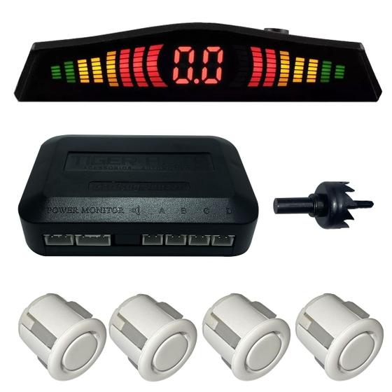 Sensor Estacionamento Ré edge com Display 4 pontos - Premium Imagem de Sensor Estacionamento Ré edge com Display 4 pontos