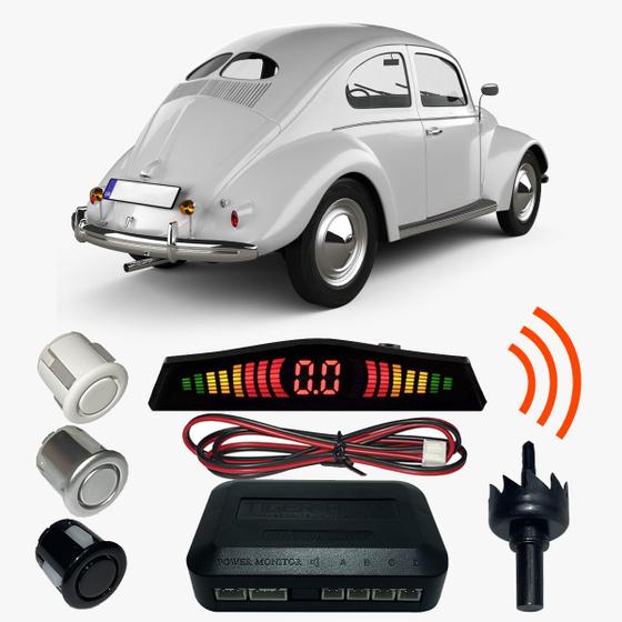 Imagem de Sensor Estacionamento Ré Fusca com Display 4 pontos