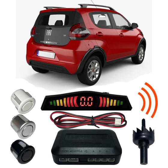 Imagem de Sensor Estacionamento Ré mobi com Display 4 pontos