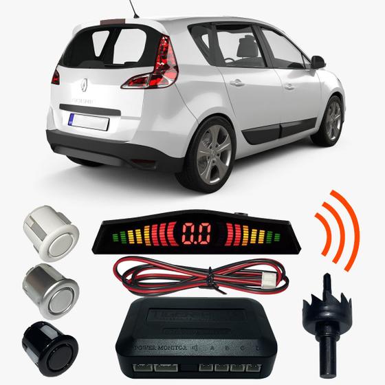 Imagem de Sensor Estacionamento Ré Scenic com Display 4 pontos