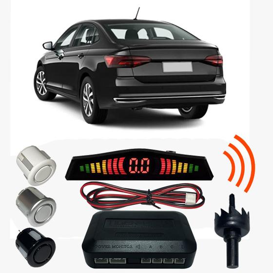 Imagem de Sensor Estacionamento Ré Virtus com Display 4 pontos