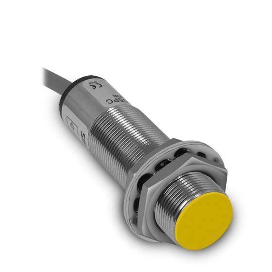 Imagem de Sensor Indutivo Cabo LM18-3005PC Faceado 18mm 6Vcc à  36Vcc PPN / NA + NF Sibratec